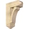 Ekena Millwork Legacy Arts and Crafts Rough Sawn Bracket w/ Offset Brace, Douglas Fir, 8"W x 20"D x 28"H BKT0806X20X28LEC03RDF - alternate 1